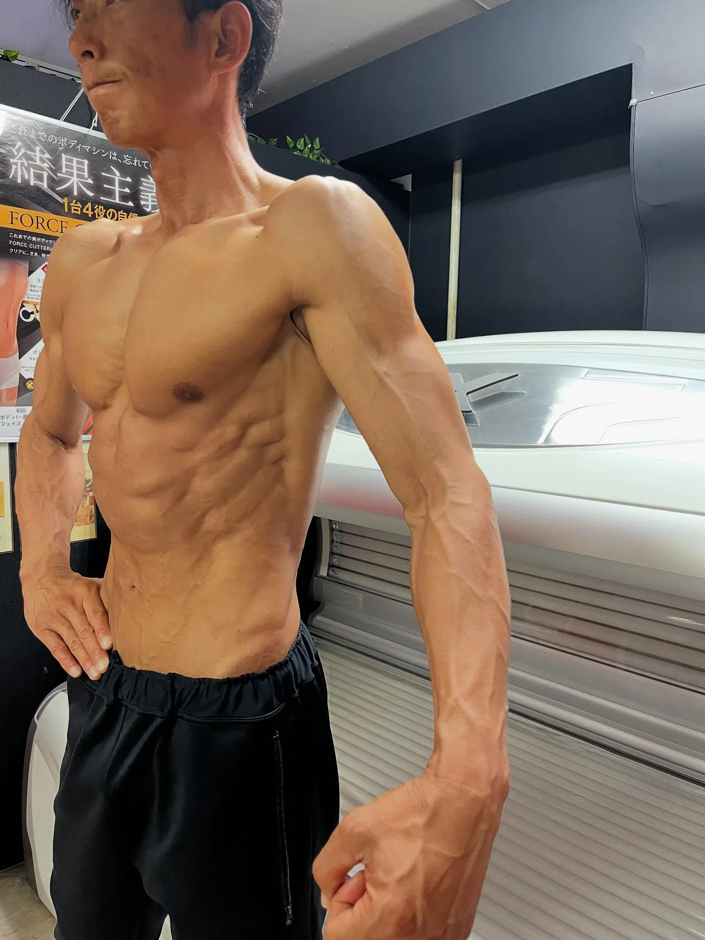 ＼ボディビル大会前の仕上げ🔥/